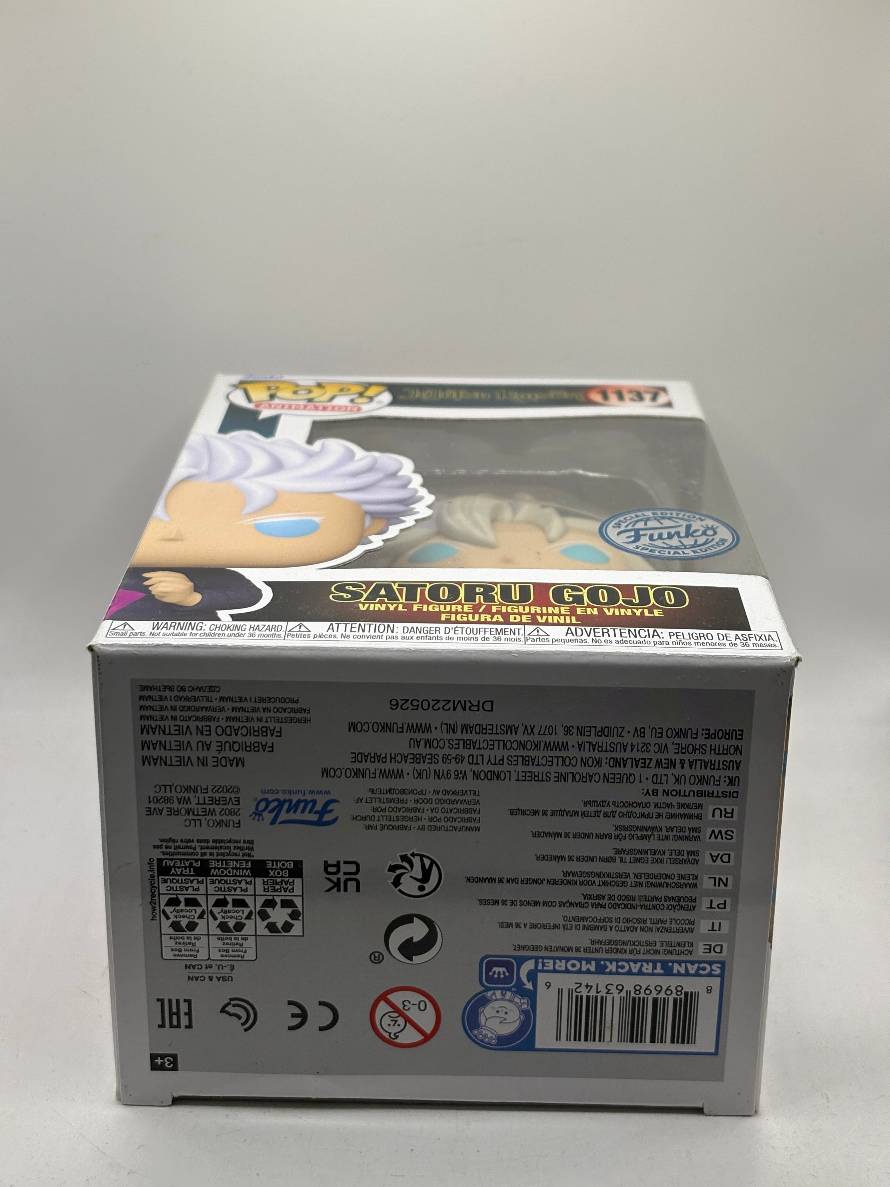 Funko POP! Animation Jujutsu Kaisen #1137 Satoru Gojo Special Edition FRENLY BRICKS - Open 7 Days